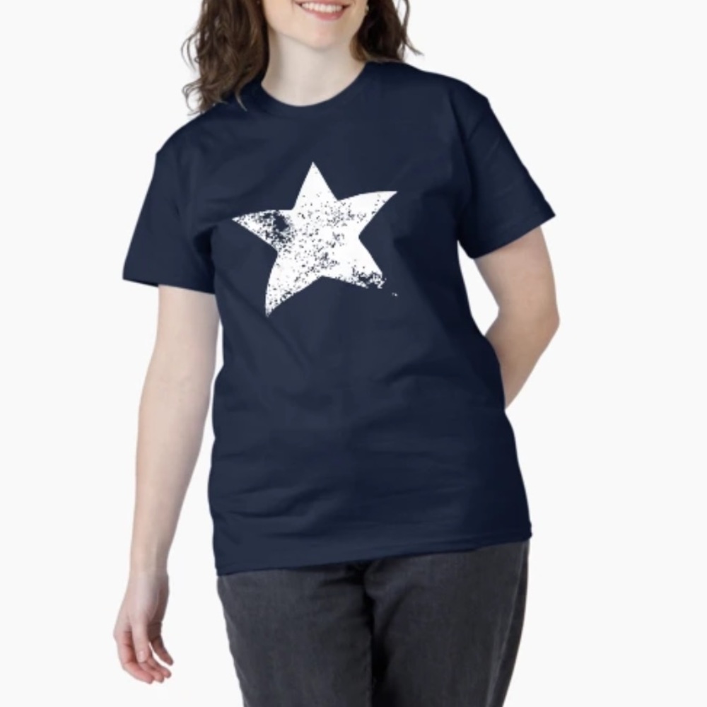 Women’s/ Men’s White Star T- Shirt.
